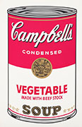ブレッド缶(現代物) キャンベル・スープ缶（野菜） | 福岡市美術館