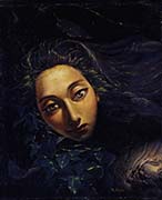 藤野一友、人気作家、『抽象的な篭』、希少画集画、裸婦、抽象画 藤野一友、人気作家、『抽象的な篭』、希少画集画、裸婦、抽象画（冬