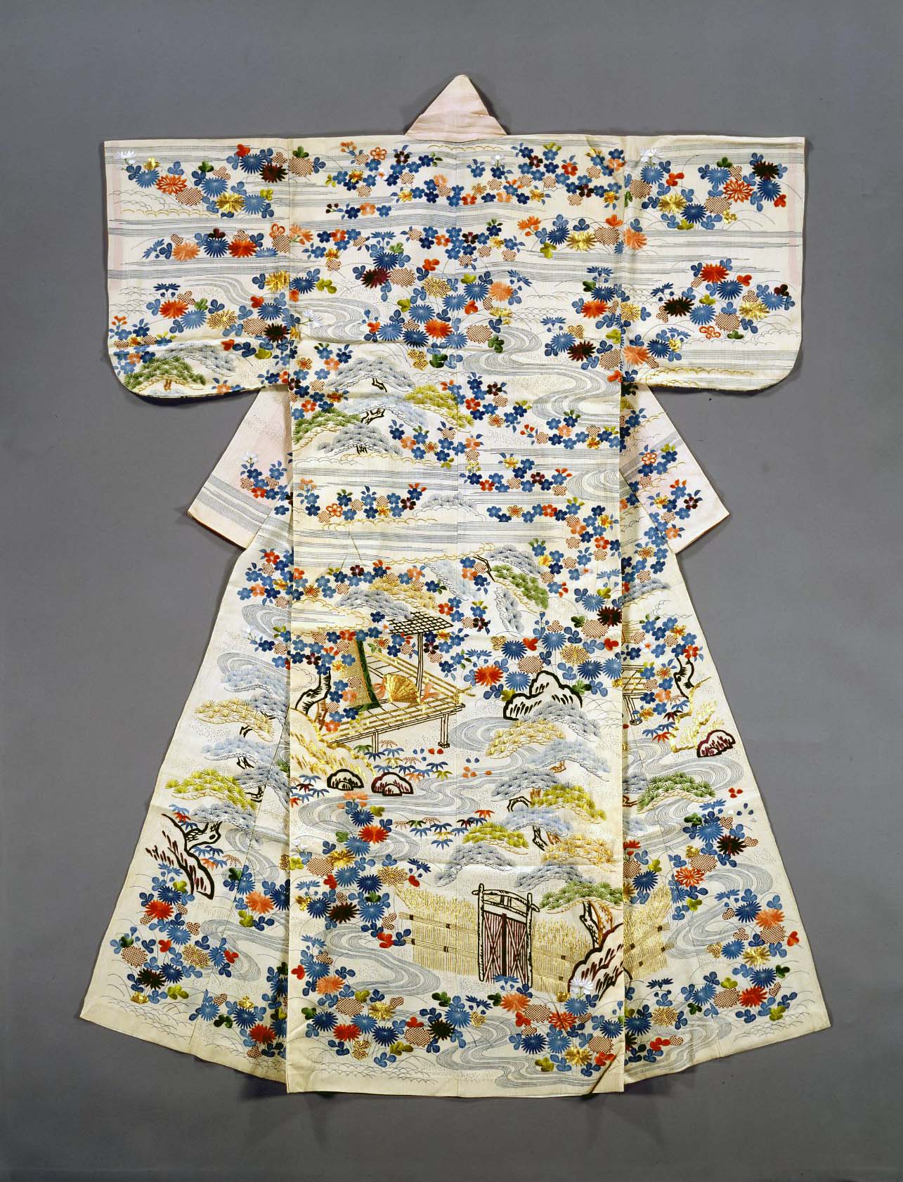 後小松天皇 和歌 堆朱軸先 菊花紋表具 第100代天皇 室町時代 休宗純の父 後小松天皇 和歌 堆朱軸先 菊花紋表具 第100代天皇 室町時代