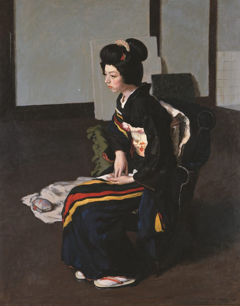 《日本髪の娘》　1935（昭和10）年　　　　　　　　　韓国国立中央博物館所蔵