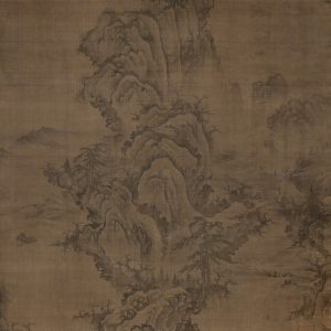 「文清」印《倣郭煕秋景山水図》朝鮮時代前期　15世紀半ば
