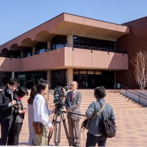 リニューアルオープン取材の様子