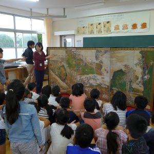 どこでも美術館の様子