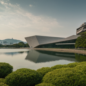 画像生成AIによる福岡市美術館のイメージ