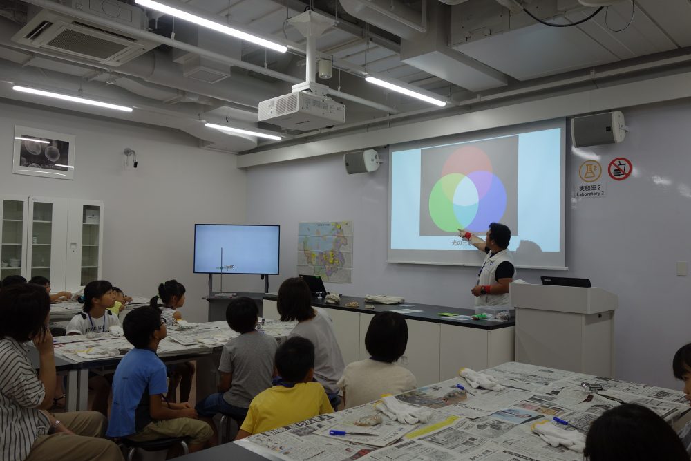 福岡市科学館でのワークショップ