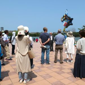 昨年の建築ツアーの様子