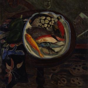 南風原朝光　《南海魚》　1943年　福岡市美術館蔵