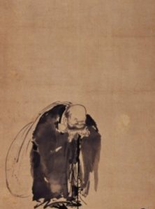 宮本二天《布袋見闘鶏図》（重要美術品）江戸時代 17世紀